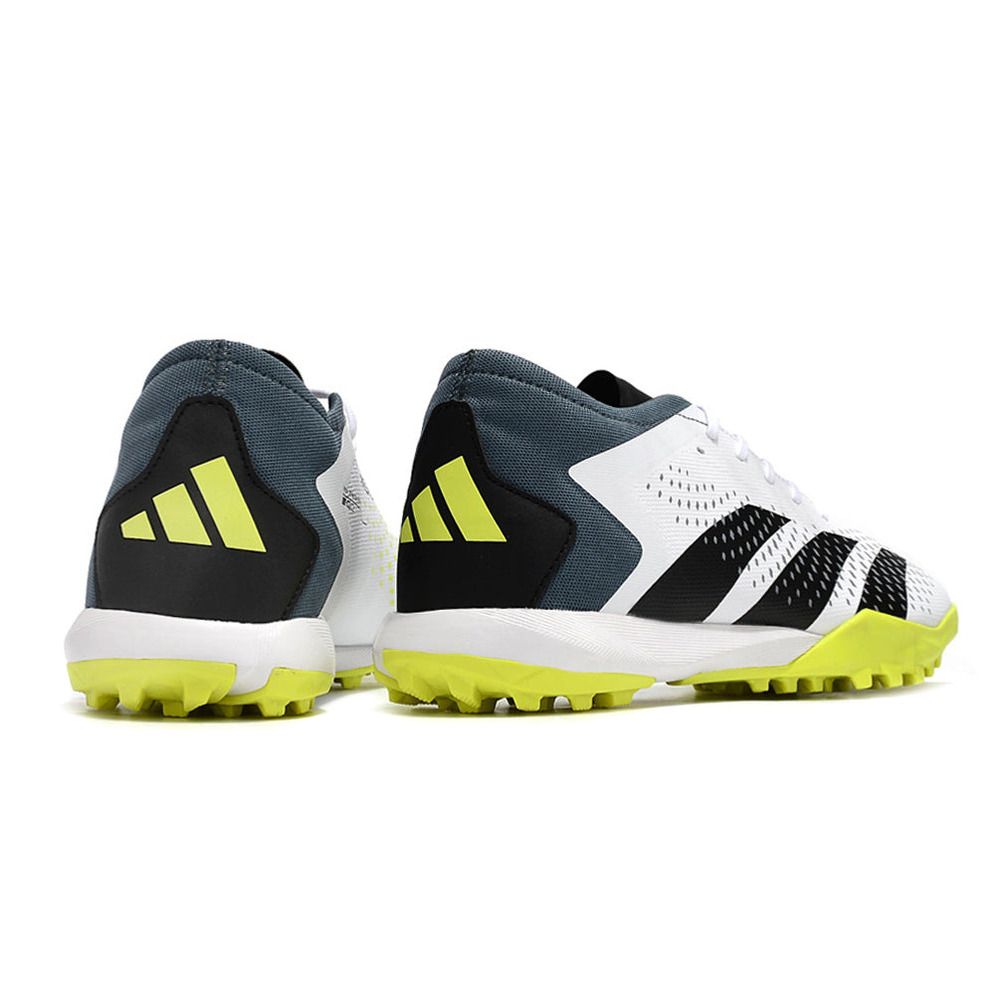 Chuteira Society Adidas Predator Accuracy.1 TF Low Branca e Verde 