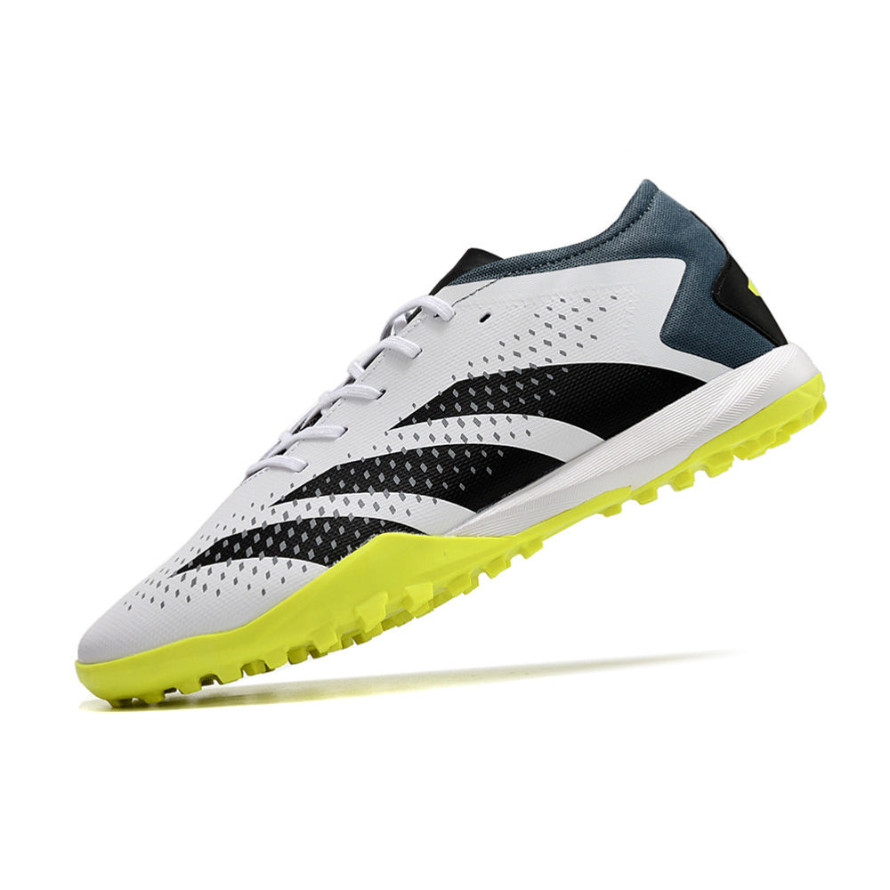 Chuteira Society Adidas Predator Accuracy.1 TF Low Branca e Verde 