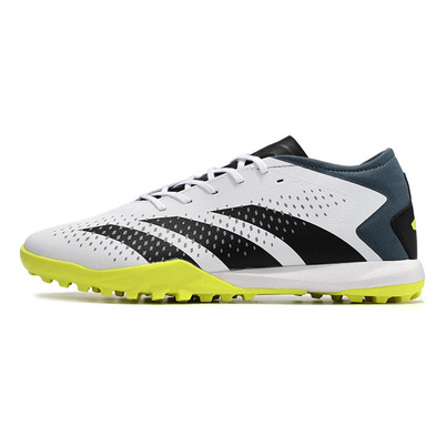 Chuteira Society Adidas Predator Accuracy.1 TF Low Branca e Verde 