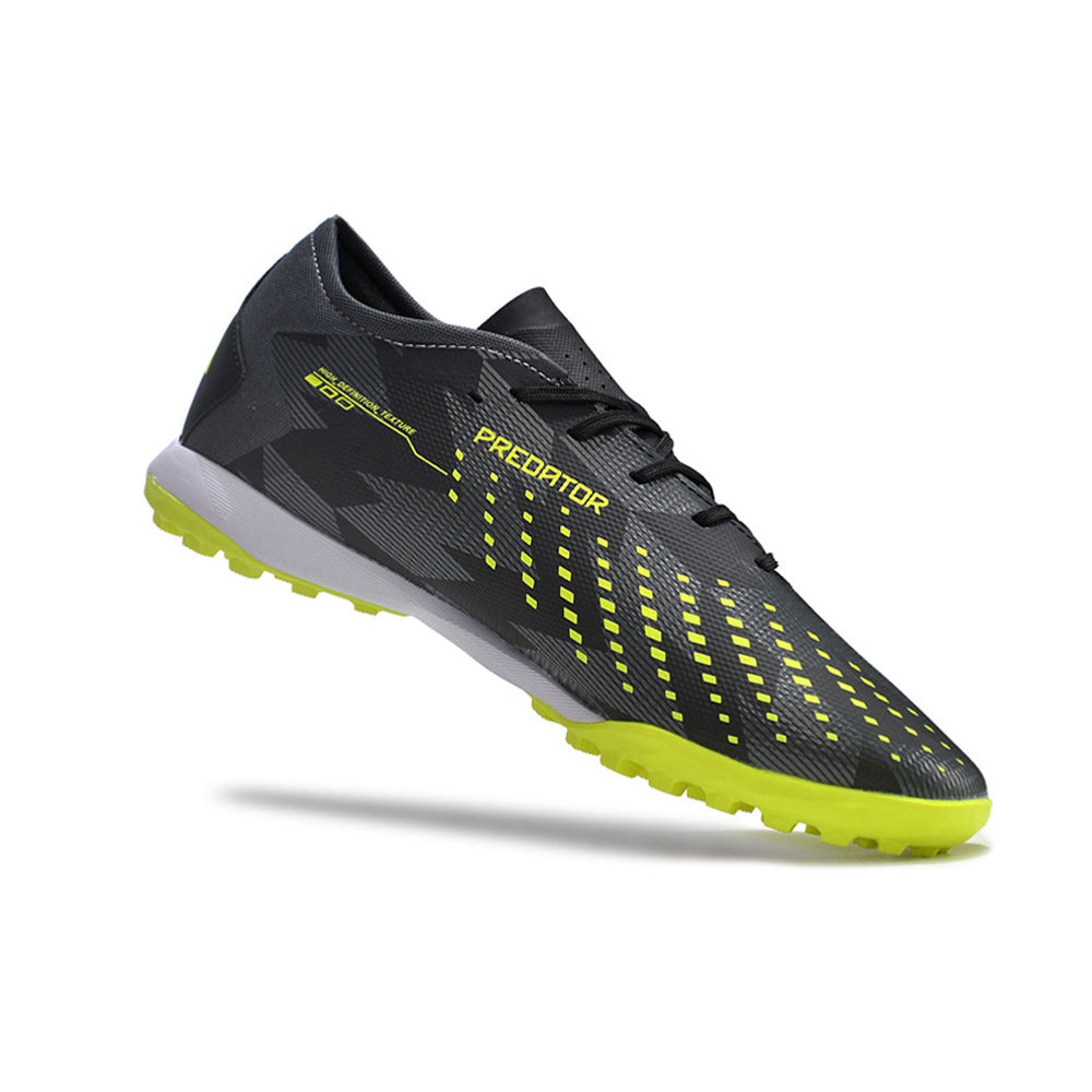 Chuteira Society Adidas Predator Accuracy.1 TF Low Preta e Verde 