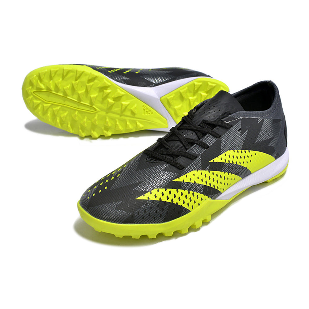 Chuteira Society Adidas Predator Accuracy.1 TF Low Preta e Verde 