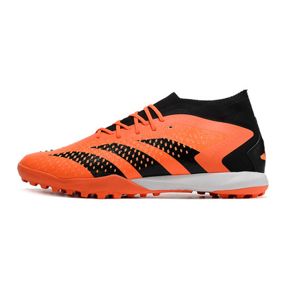 Chuteira Society Adidas Predator Accuracy.1 TF Preta e Laranja 