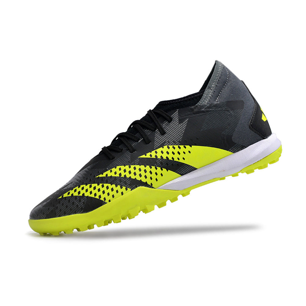 Chuteira Society Adidas Predator Accuracy.1 TF Preta e Verde 
