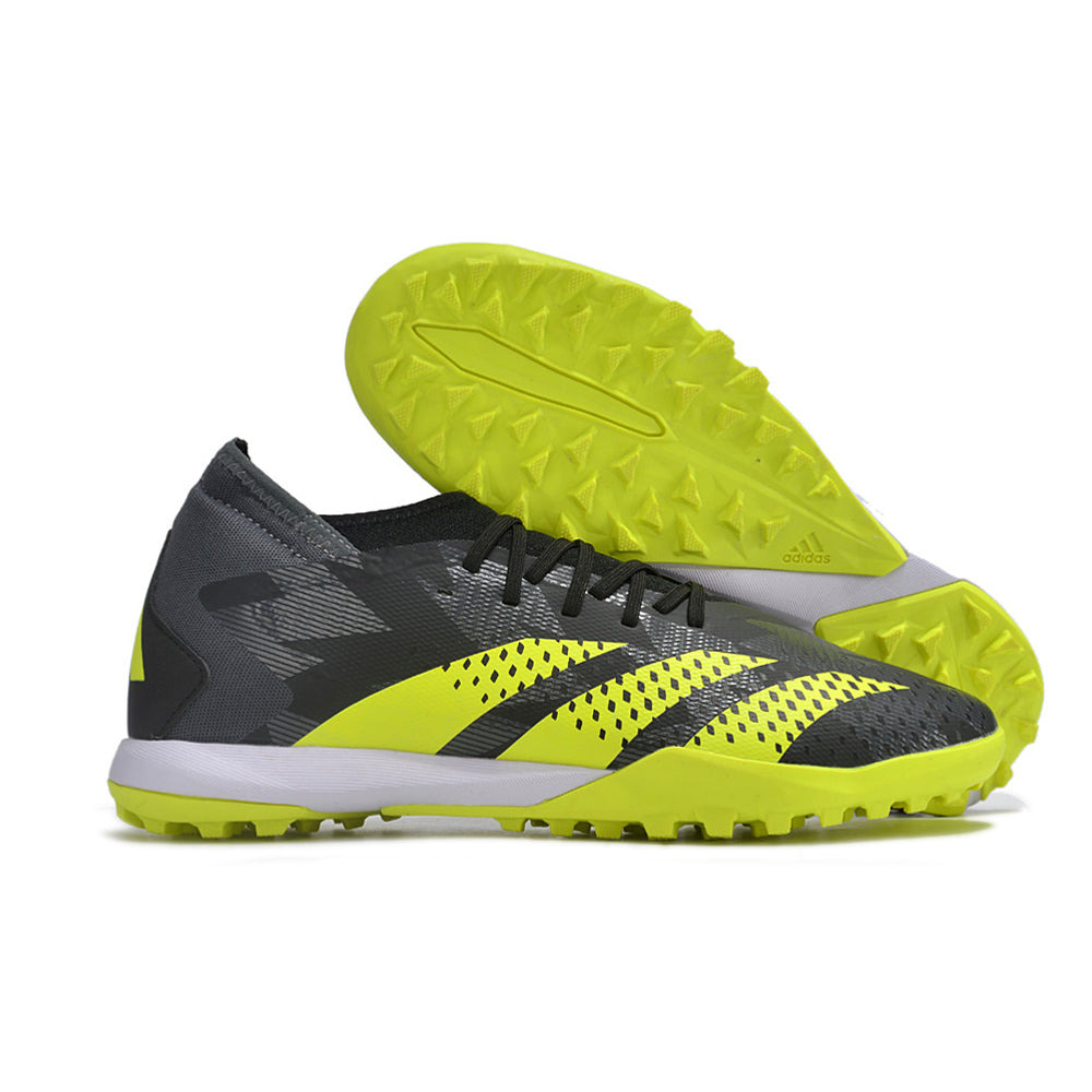 Chuteira Society Adidas Predator Accuracy.1 TF Preta e Verde 