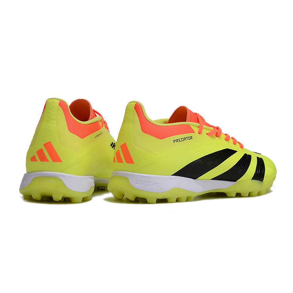Chuteira Society Adidas Predator Elite TF Amarela, Preta e Vermelha 