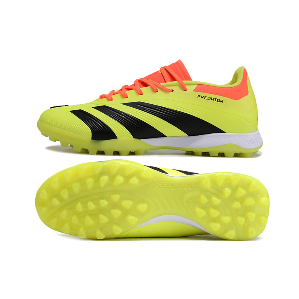Chuteira Society Adidas Predator Elite TF Amarela, Preta e Vermelha 