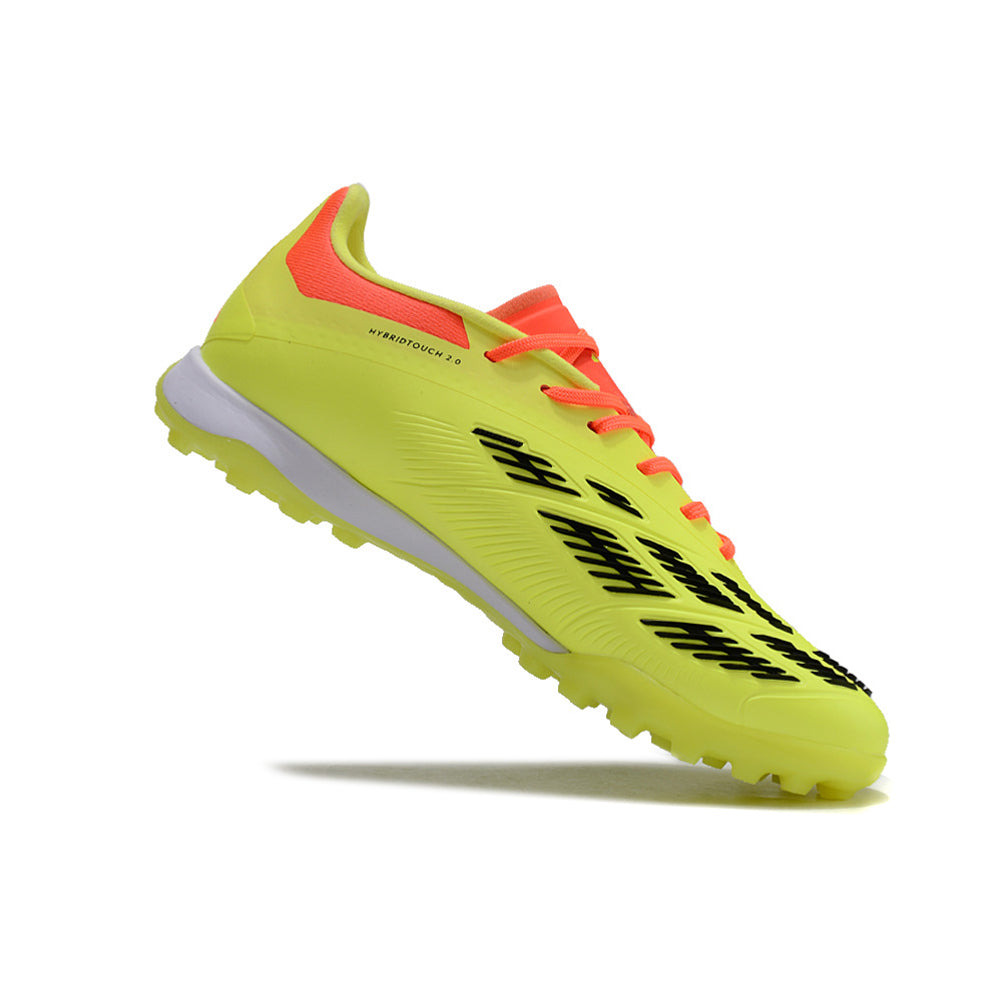 Chuteira Society Adidas Predator Elite TF Amarela, Preta e Vermelha 