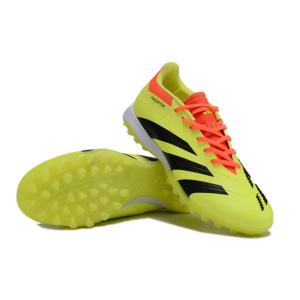 Chuteira Society Adidas Predator Elite TF Amarela, Preta e Vermelha 