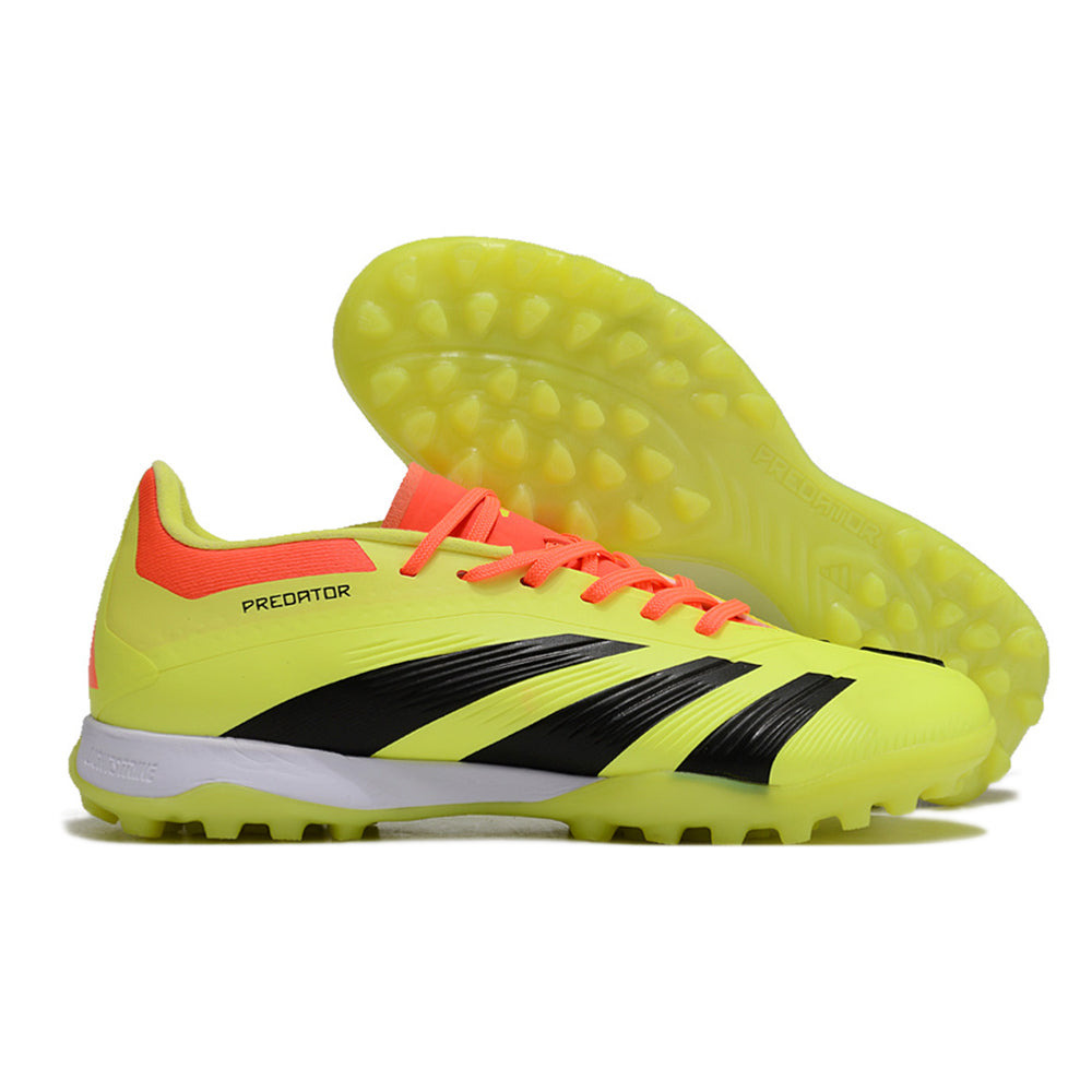 Chuteira Society Adidas Predator Elite TF Amarela, Preta e Vermelha 
