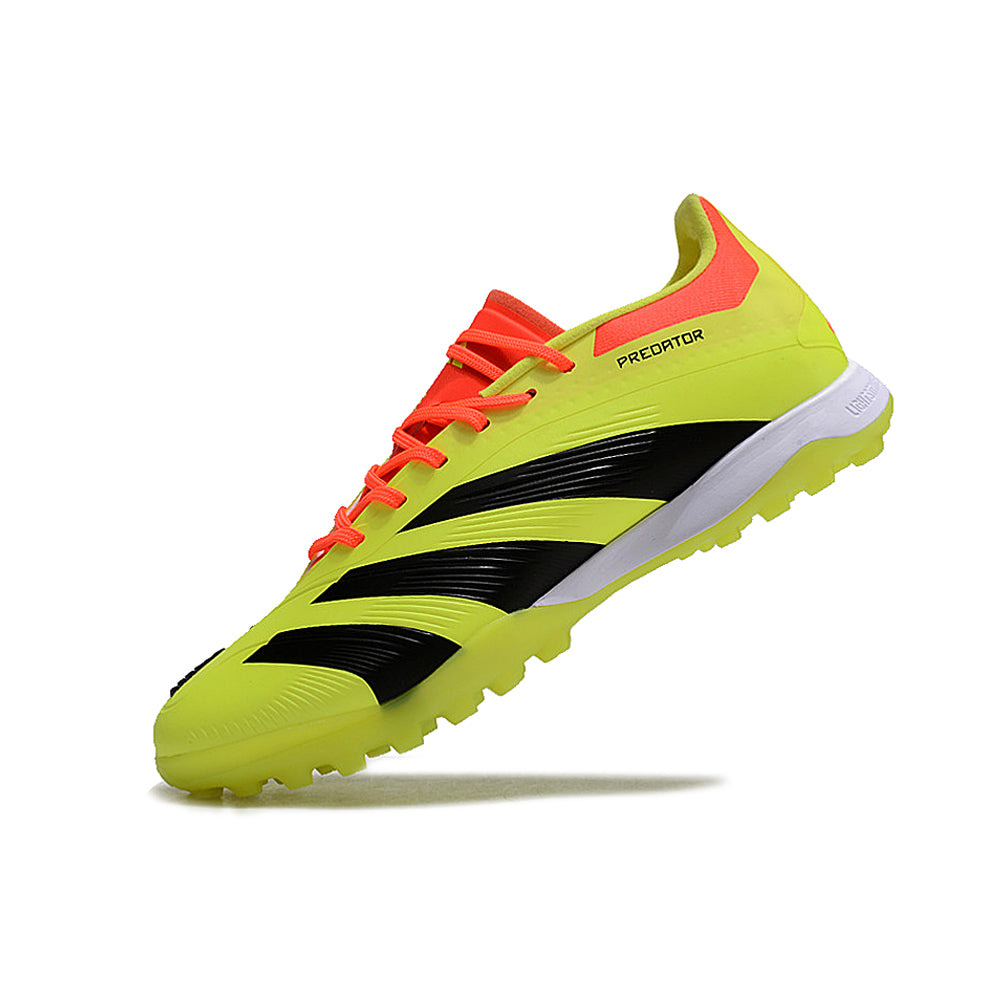 Chuteira Society Adidas Predator Elite TF Amarela, Preta e Vermelha 