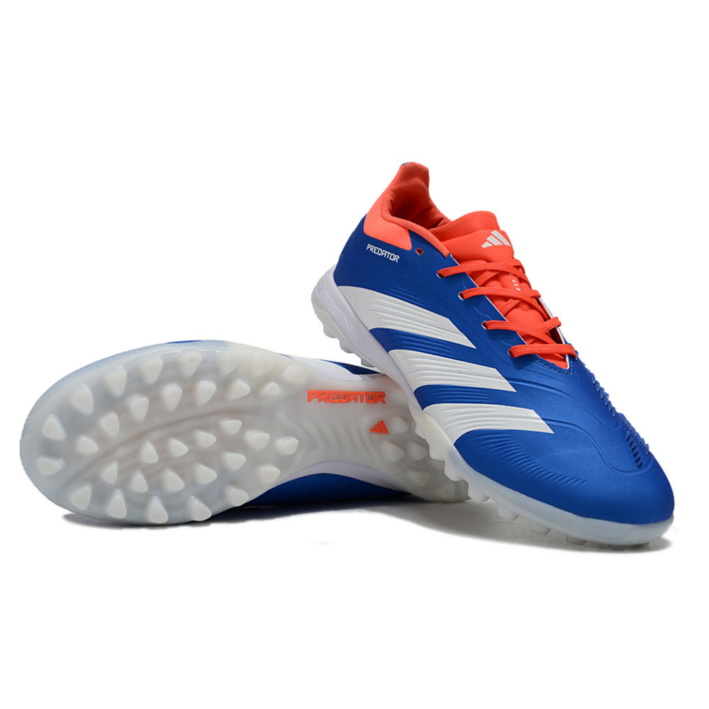 Chuteira Society Adidas Predator Elite TF Azul e Branco 