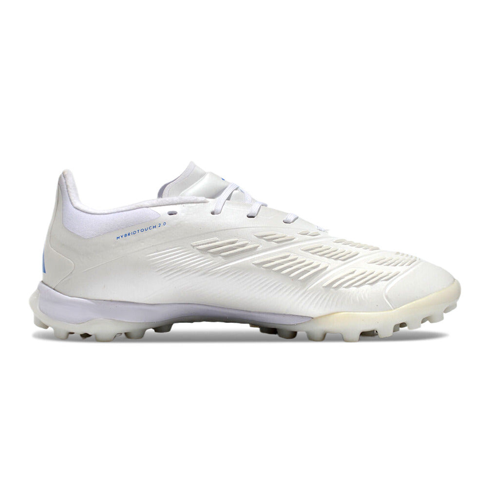 Chuteira Society Adidas Predator Elite TF Branca e Azul 