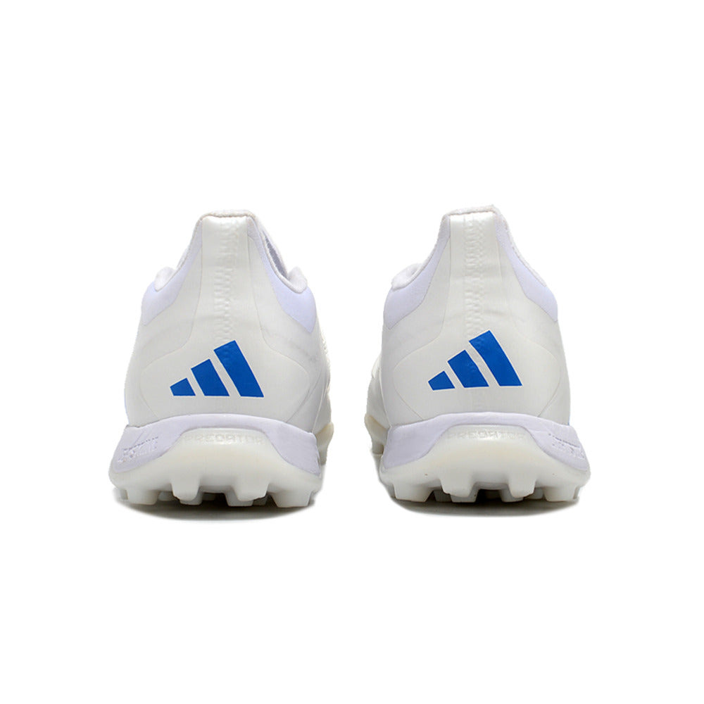 Chuteira Society Adidas Predator Elite TF Branca e Azul 