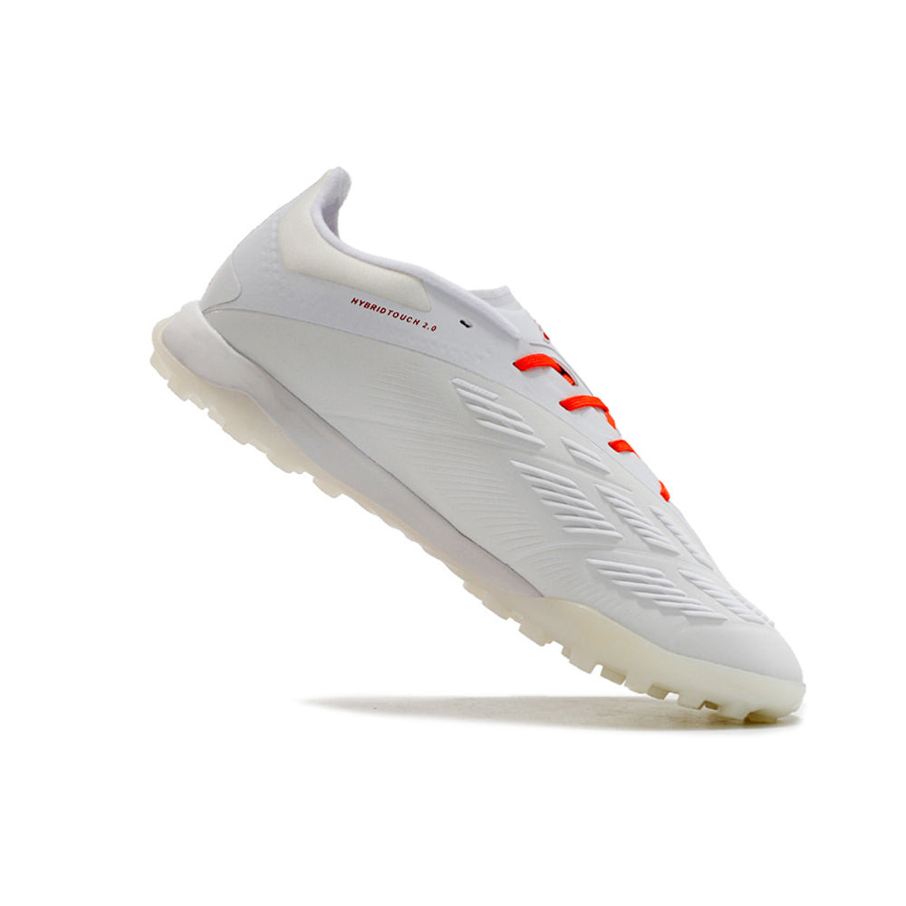 Chuteira Society Adidas Predator Elite TF Branca e Vermelha