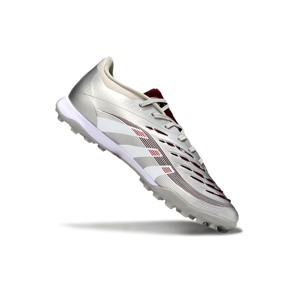 Chuteira Society Adidas Predator Elite TF Prata 