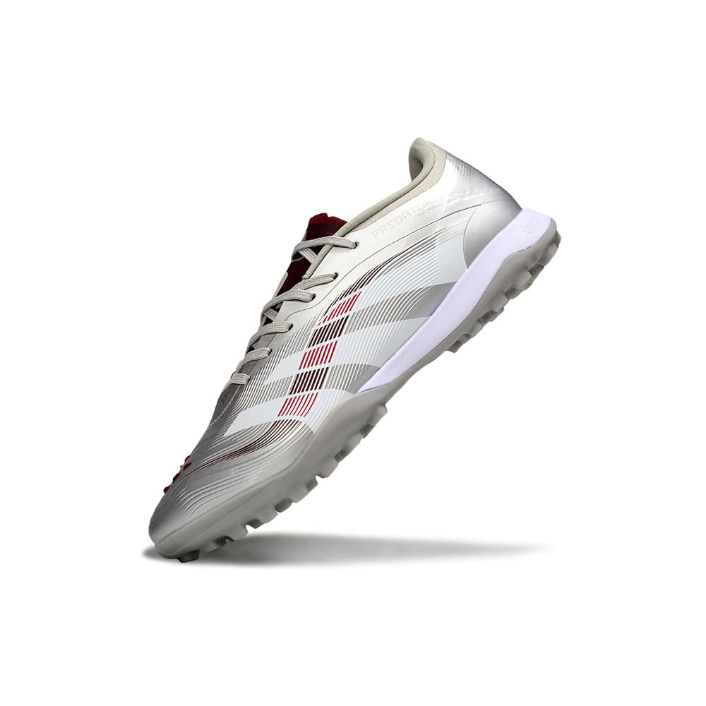 Chuteira Society Adidas Predator Elite TF Prata 
