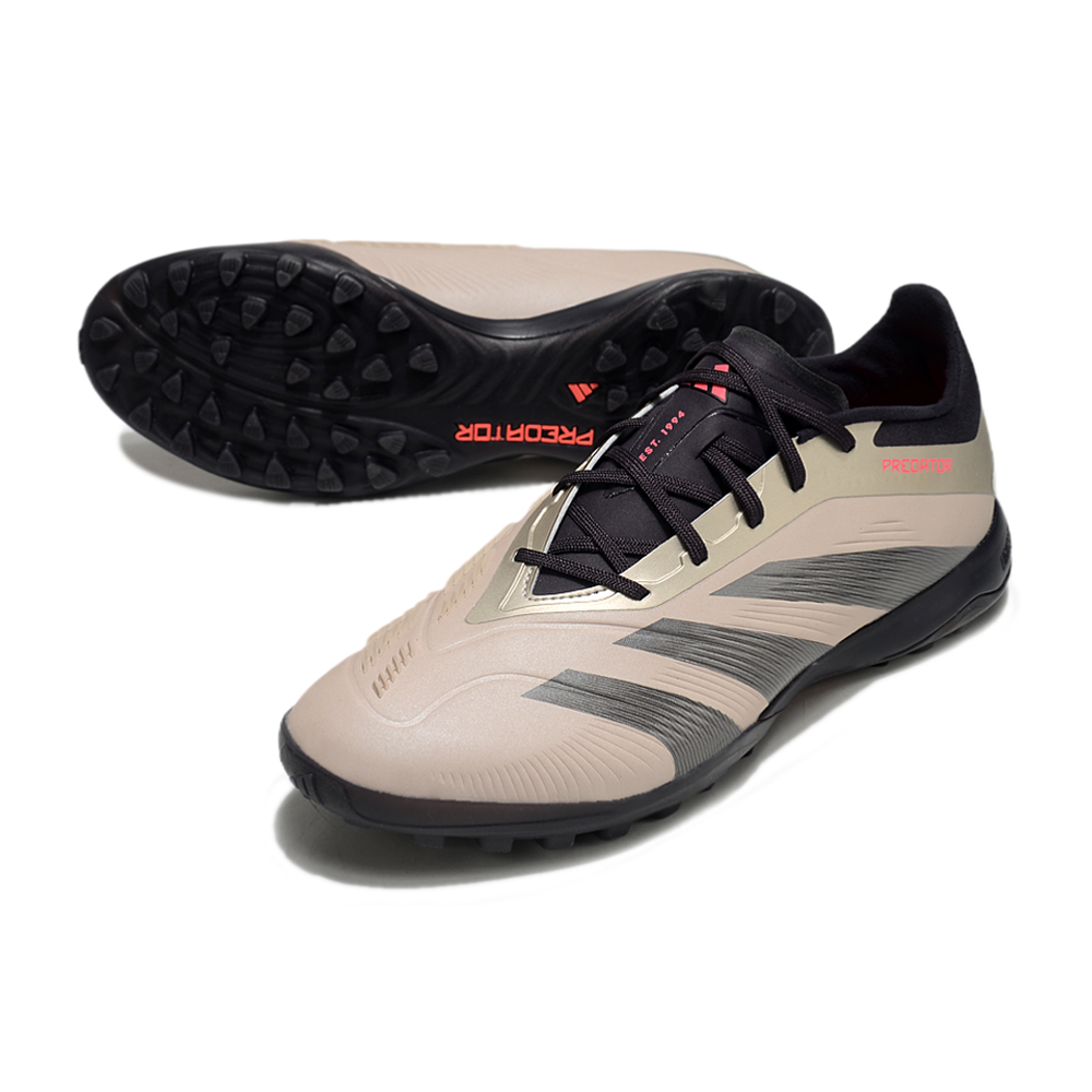 Chuteira Society Adidas Predator Elite TF Prata, Vermelho e Preto