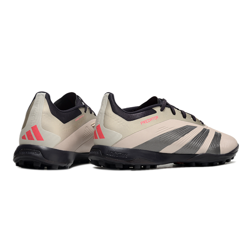 Chuteira Society Adidas Predator Elite TF Prata, Vermelho e Preto