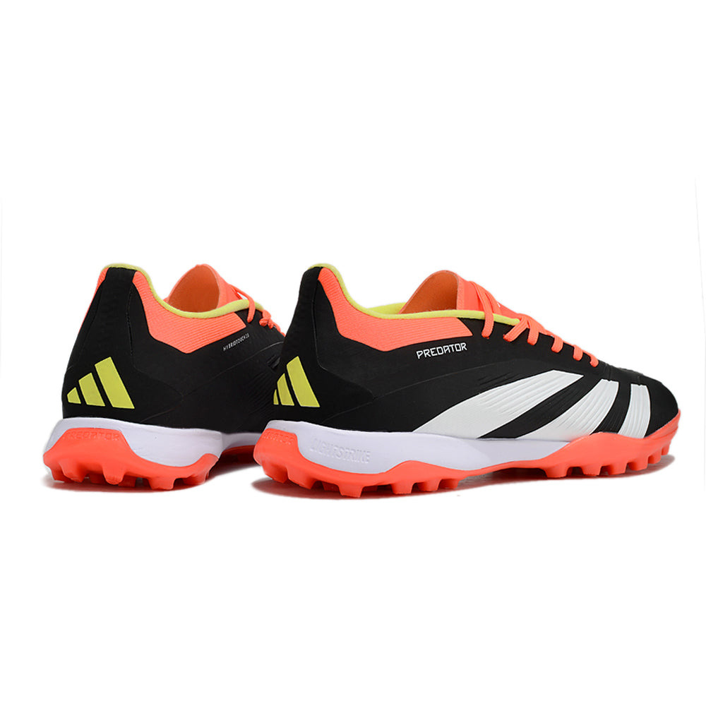 Chuteira Society Adidas Predator Elite TF Preta, Laranja e Branco 