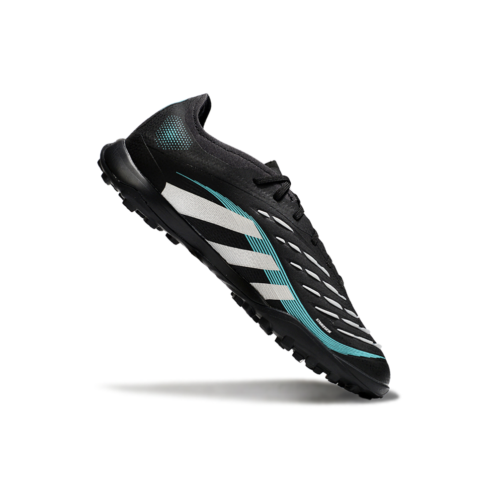 Chuteira Society Adidas Predator Elite TF Preto, Branco e Verde