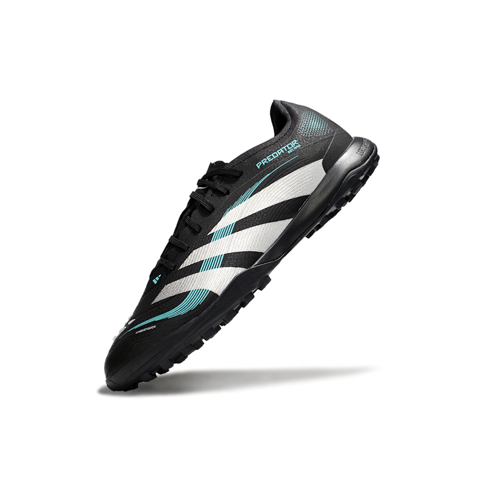 Chuteira Society Adidas Predator Elite TF Preto, Branco e Verde