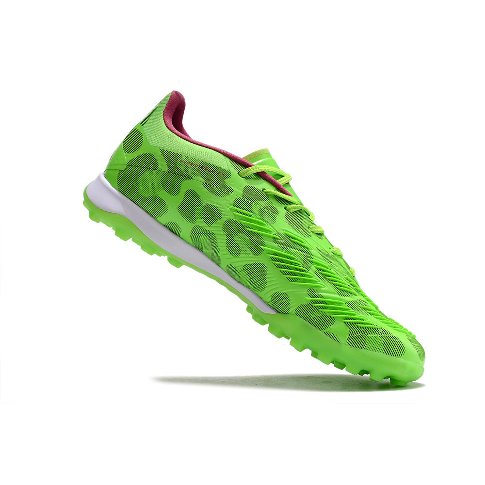 Chuteira Society Adidas Predator Elite TF Verde e Rosa