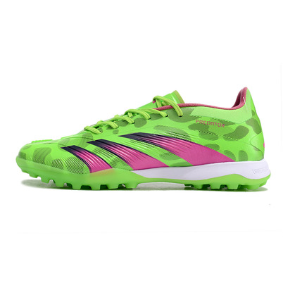 Chuteira Society Adidas Predator Elite TF Verde e Rosa