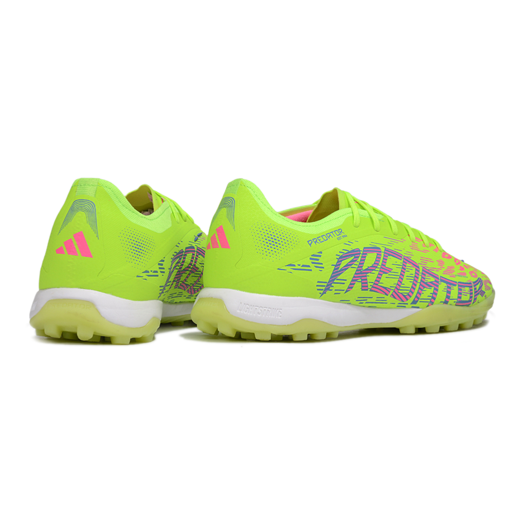Chuteira Society Adidas Predator Elite TF Verde e Roxo