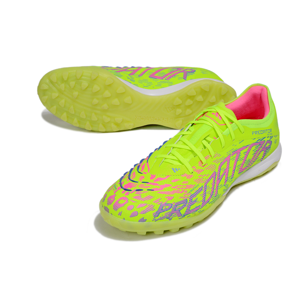 Chuteira Society Adidas Predator Elite TF Verde e Roxo