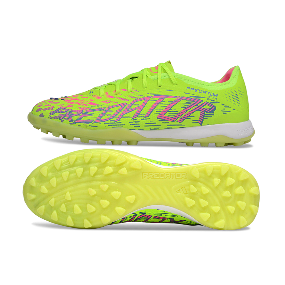 Chuteira Society Adidas Predator Elite TF Verde e Roxo