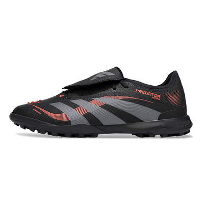 Chuteira Society Adidas Predator League Elite TF Preto e Vermelho 