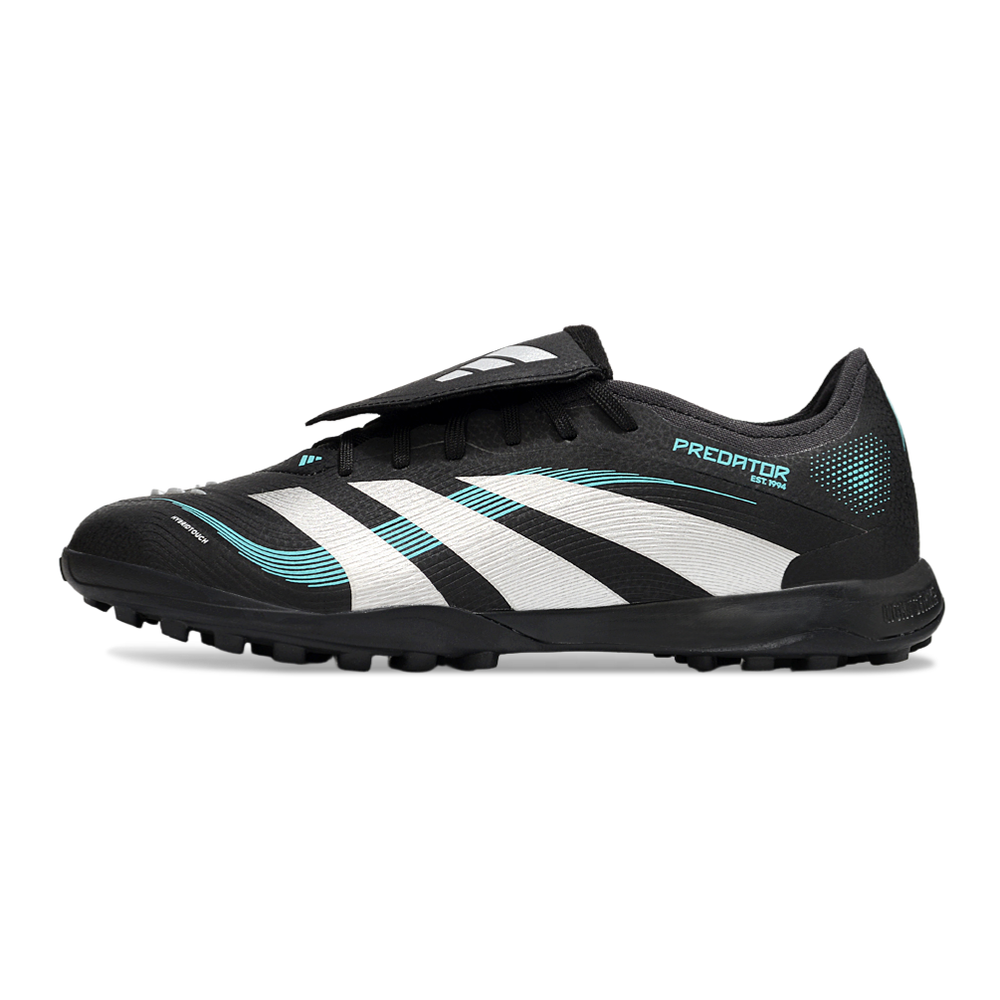 Chuteira Society Adidas Predator League Elite TF Preto, Branco e Verde