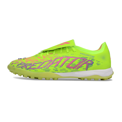 Chuteira Society Adidas Predator League Elite TF Verde e Roxo 