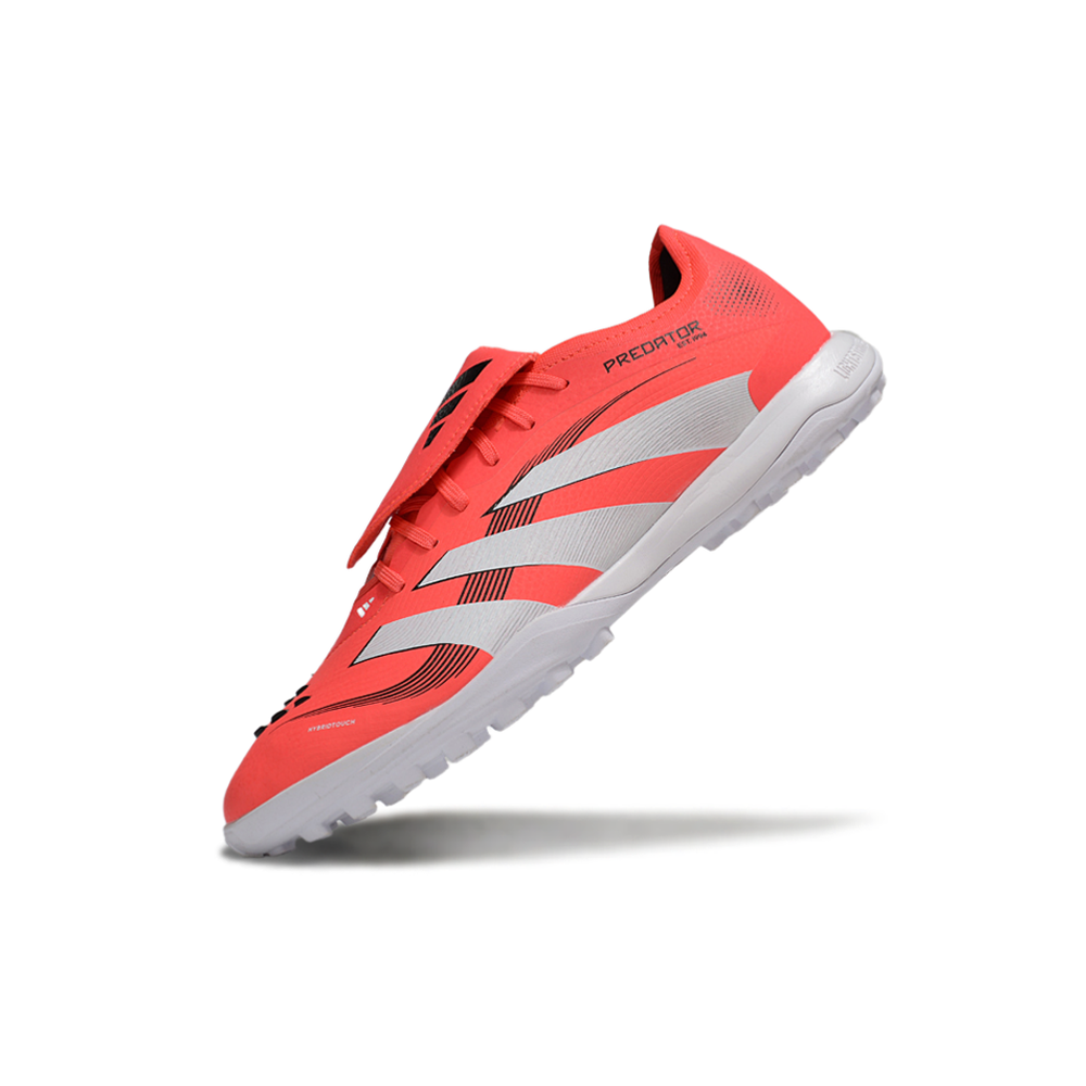 Chuteira Society Adidas Predator League Elite TF Vermelho e Preto 