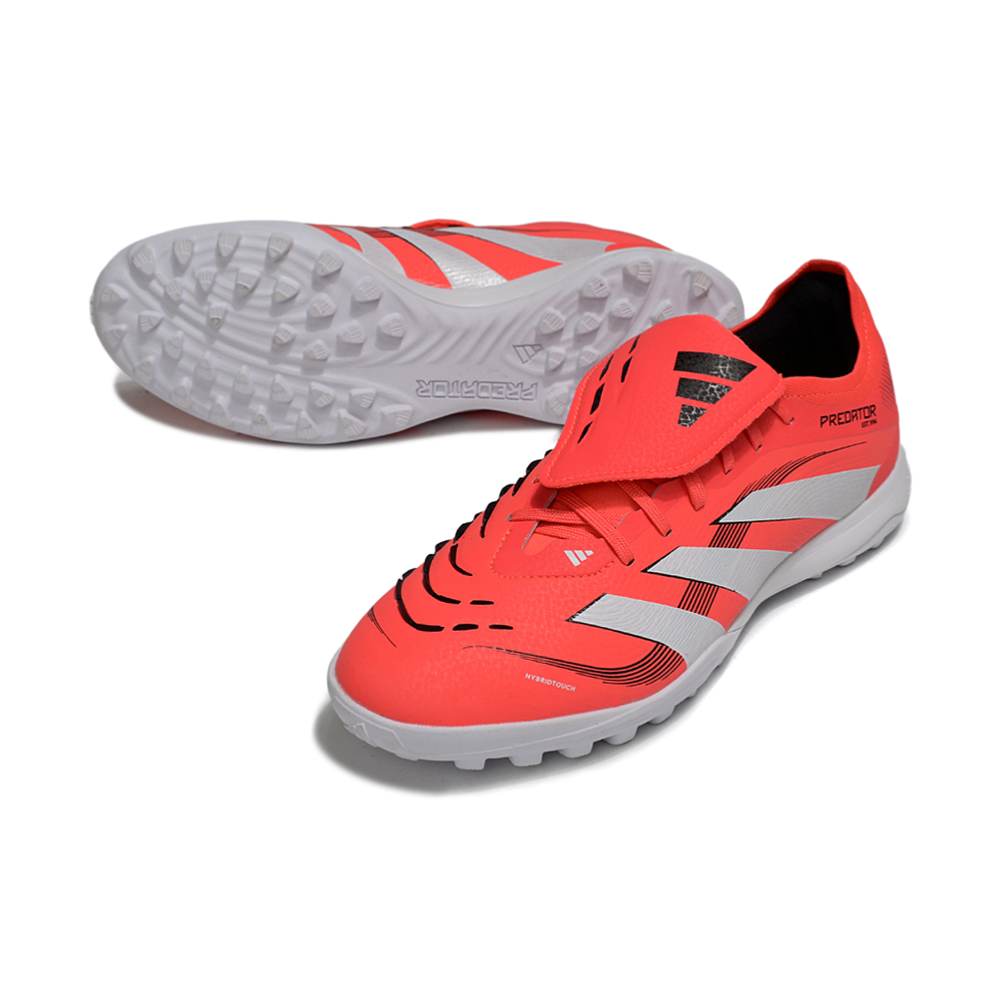 Chuteira Society Adidas Predator League Elite TF Vermelho e Preto 