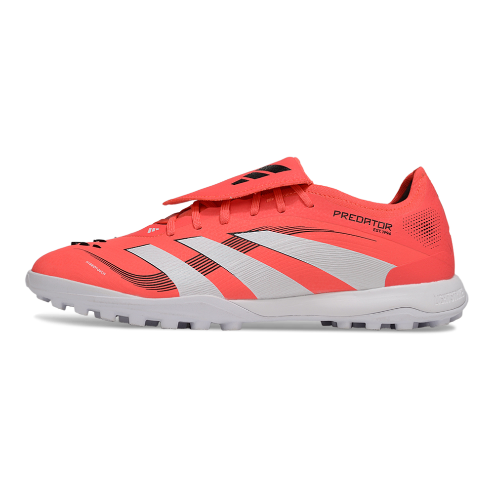 Chuteira Society Adidas Predator League Elite TF Vermelho e Preto 