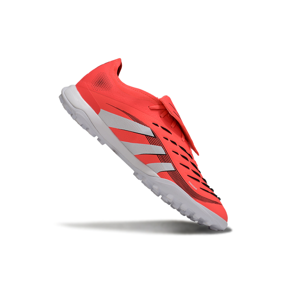 Chuteira Society Adidas Predator League Elite TF Vermelho e Preto 