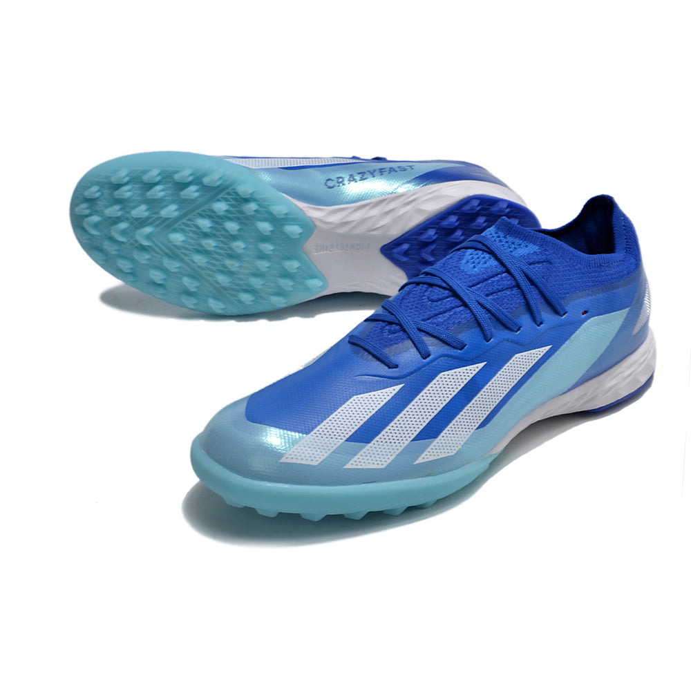 Chuteira Society Adidas X CrazyFast.1 TF Azul 