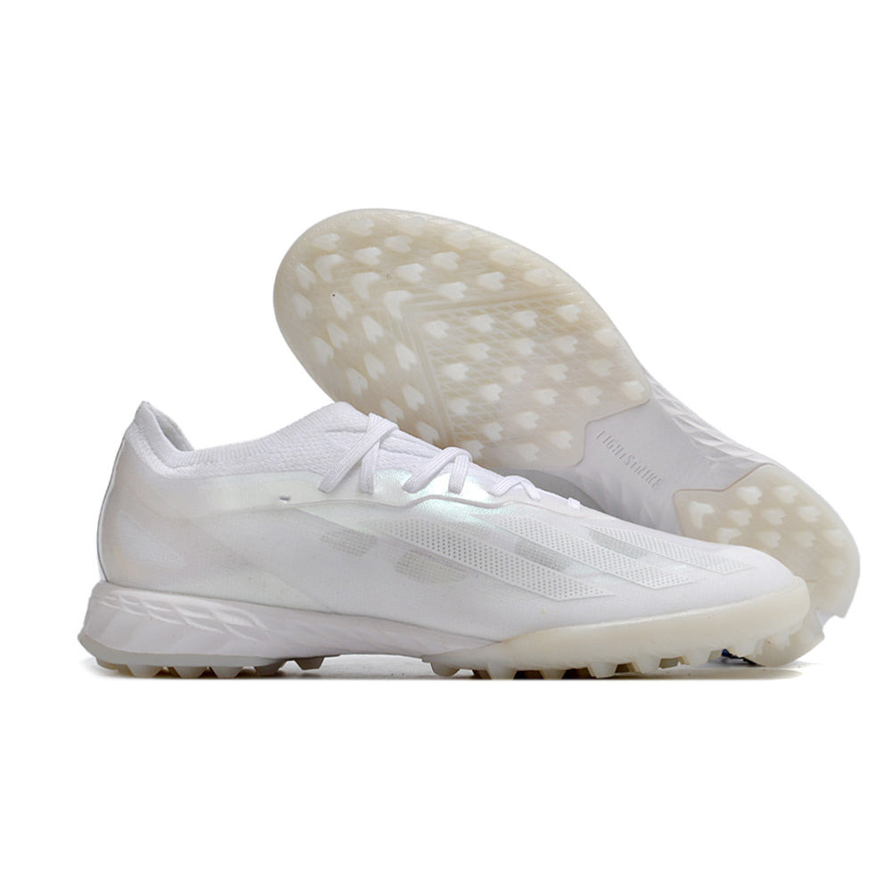 Chuteira Society Adidas X Crazyfast.1 TF Branca 