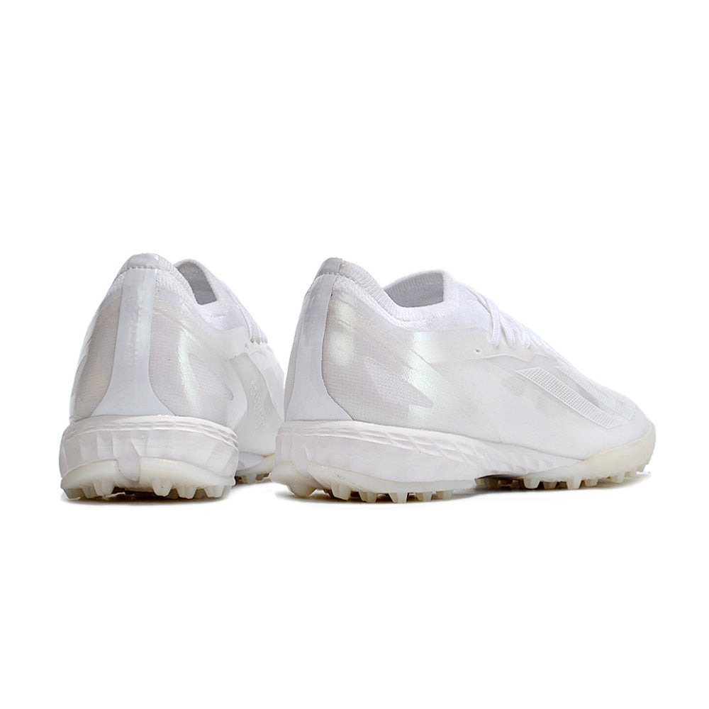 Chuteira Society Adidas X Crazyfast.1 TF Branca 