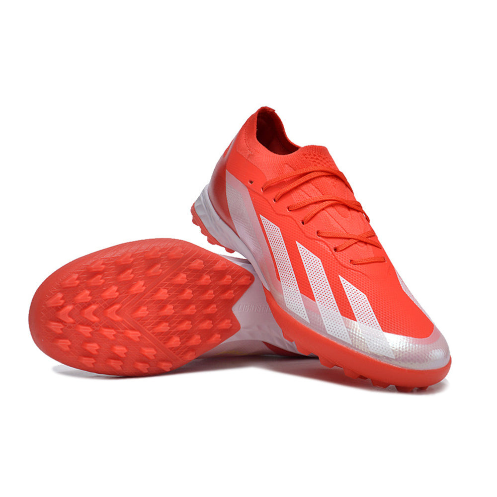 Chuteira Society Adidas X Crazyfast.1 TF Vermelha 