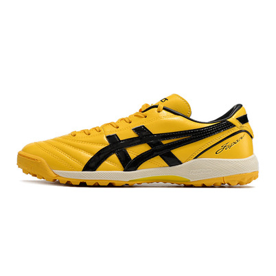 Chuteira Society Asics Japan TF Amarela e Preta