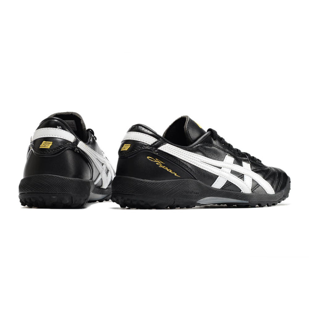 Chuteira Society Asics Japan TF Preta e Branca