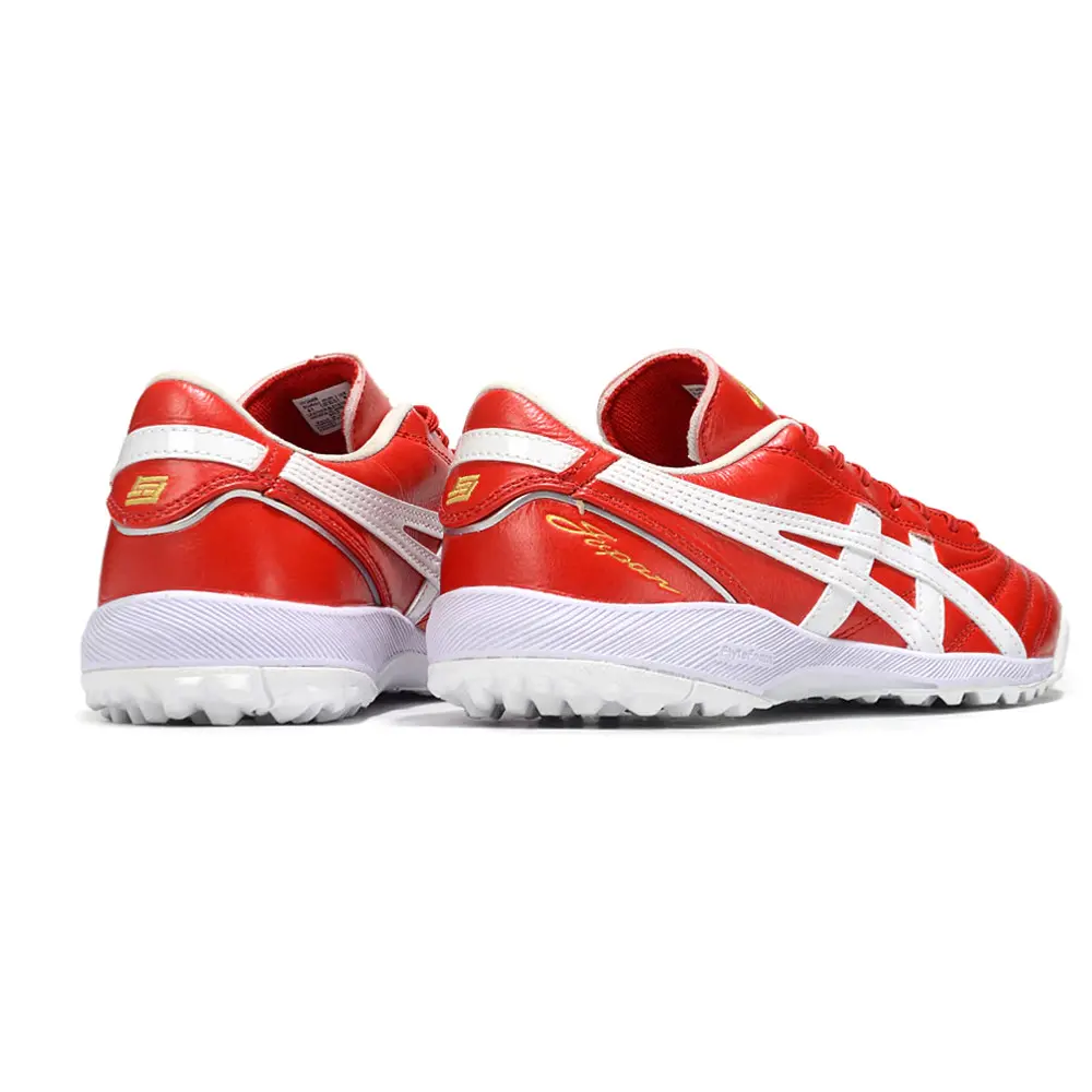 Chuteira Society Asics Japan TF Vermelha