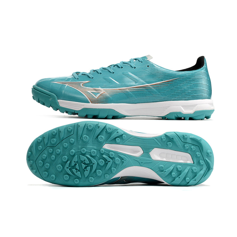 Chuteira Society Mizuno Alpha TF Azul 