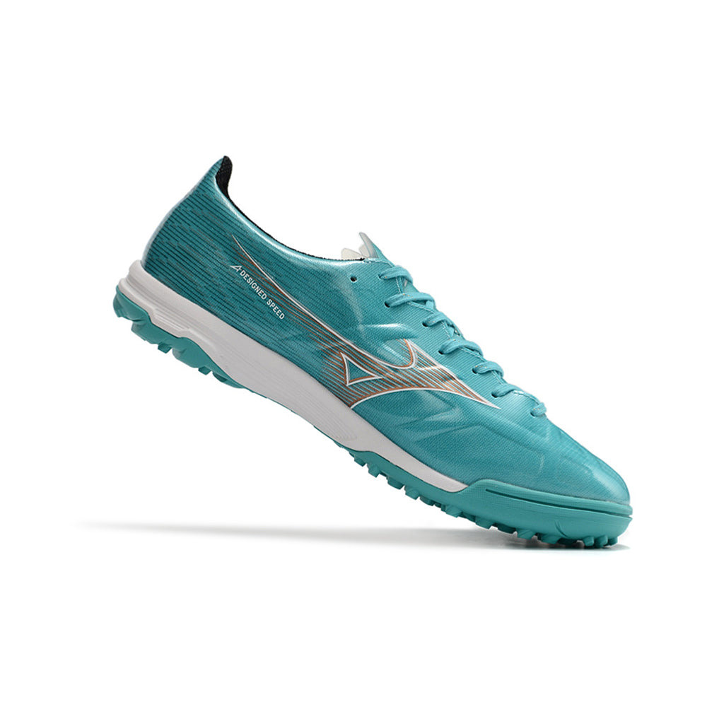 Chuteira Society Mizuno Alpha TF Azul 