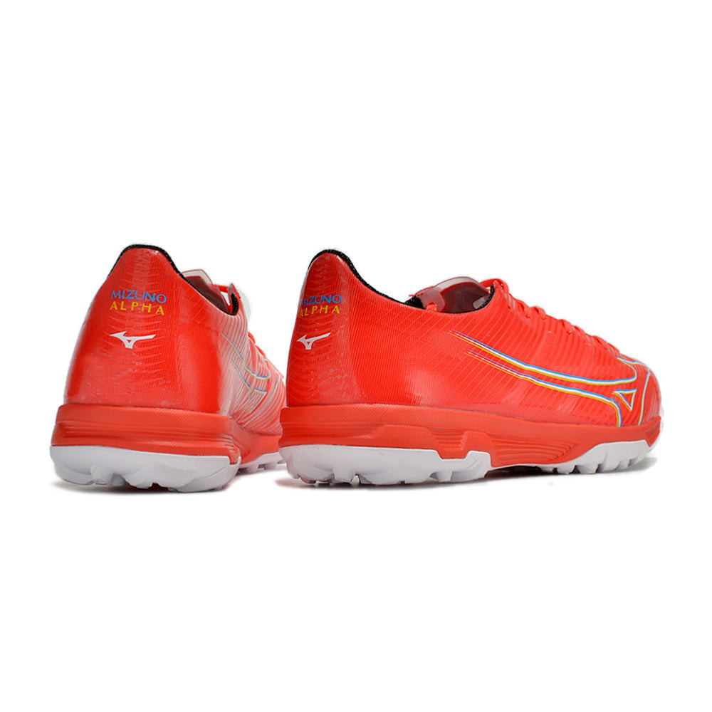 Chuteira Society Mizuno Alpha TF Laranja 