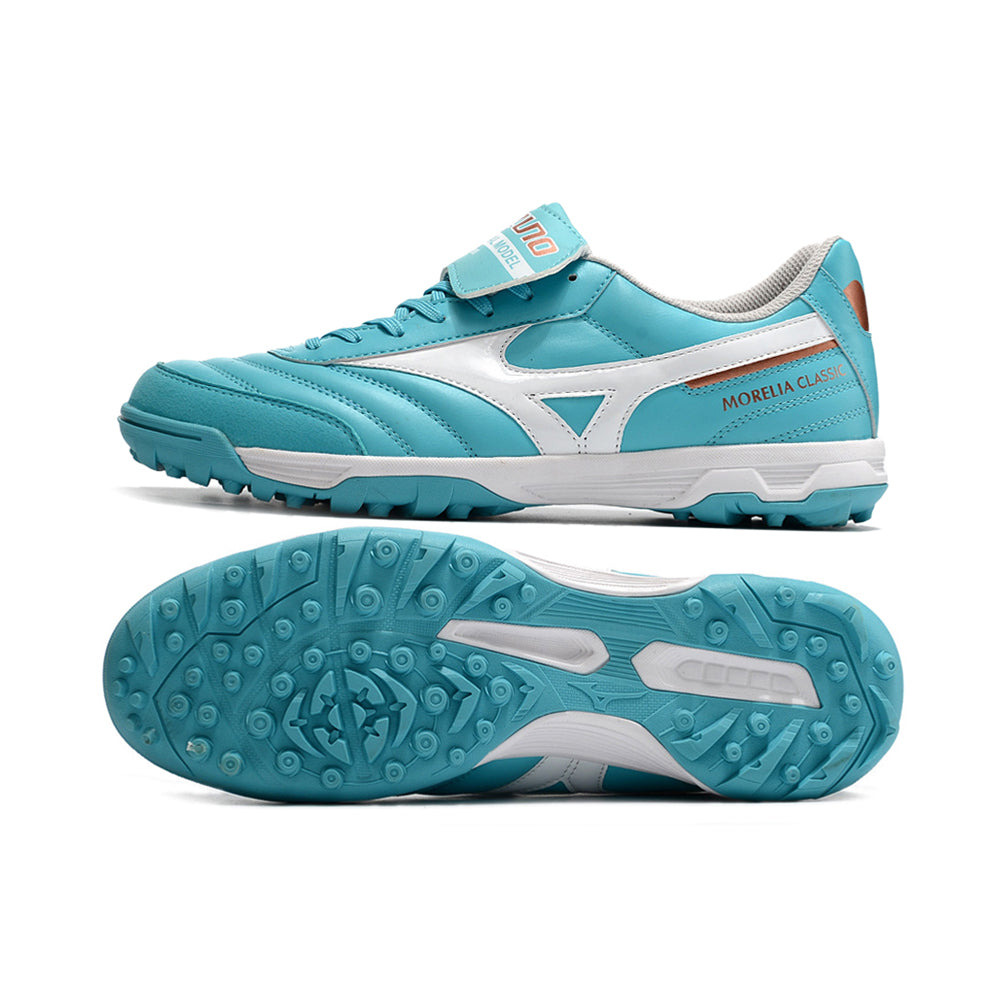 Chuteira Society Mizuno Morelia 3 TF Azul 