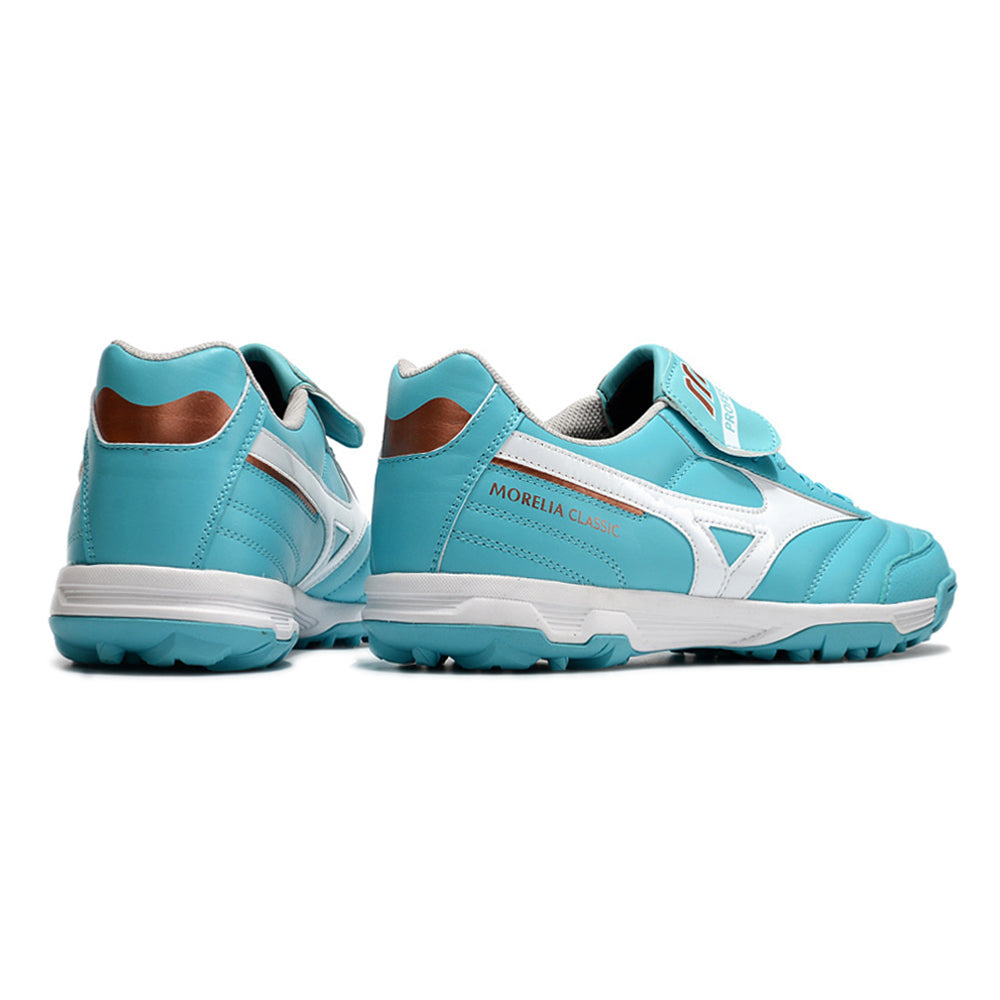 Chuteira Society Mizuno Morelia 3 TF Azul 