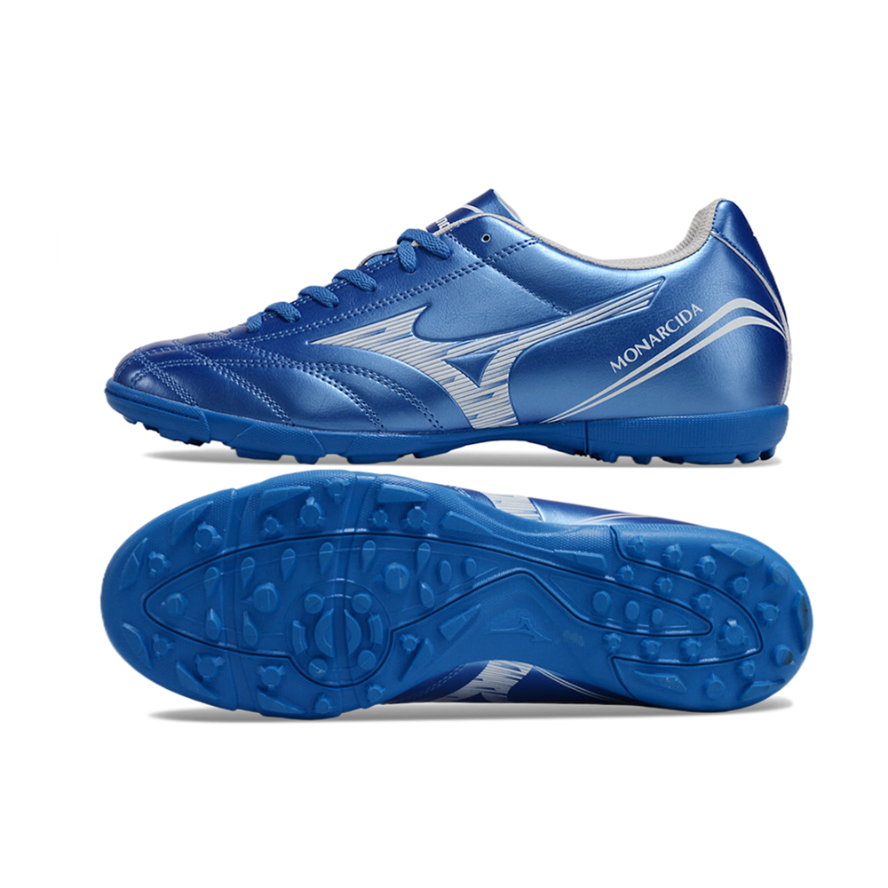 Chuteira Society Mizuno Morelia Classic Azul TF 